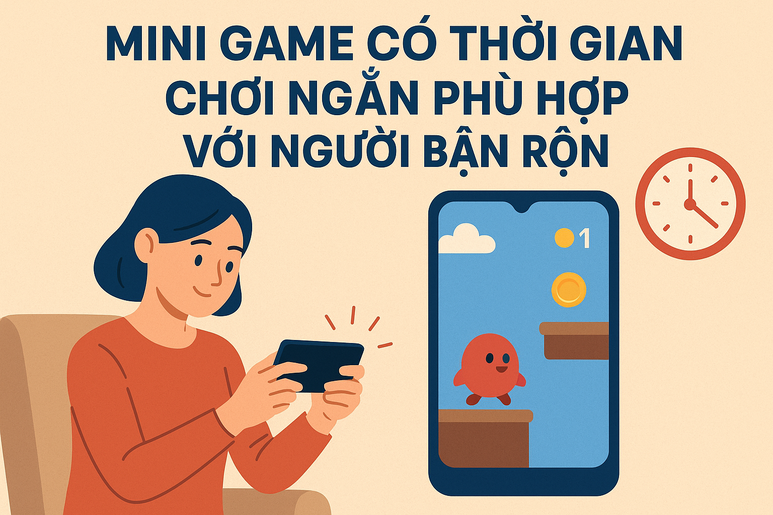 Mini Game Có Thời Gian Chơi Ngắn – Phù Hợp Với Người Bận Rộn